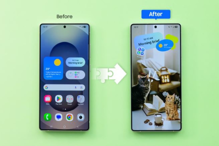 „Samsung“ pristato naujas tinkinimo funkcijas su „Good Lock's Home Up“ moduliu