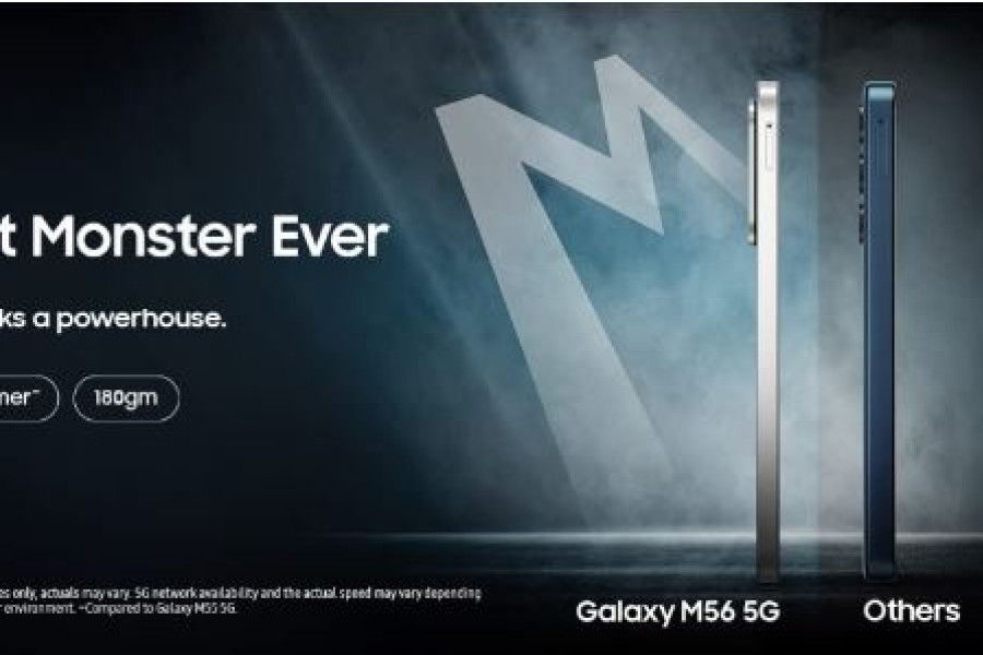 „Samsung“ pristato „Galaxy M56“, štai kada jis pasirodys