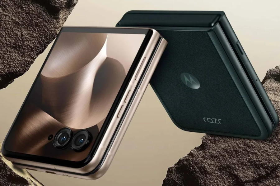 Nutekėjo „Moto Razr 60 ultra“ dizainas: didesnis ekranas ir elegantiškas korpusas