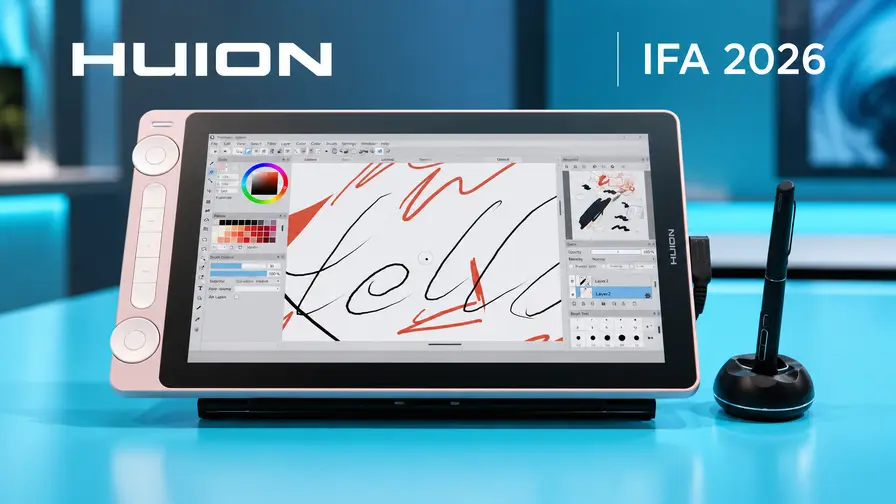 Huion IFA 2026: kūrybiniai įrenginiai menininkams