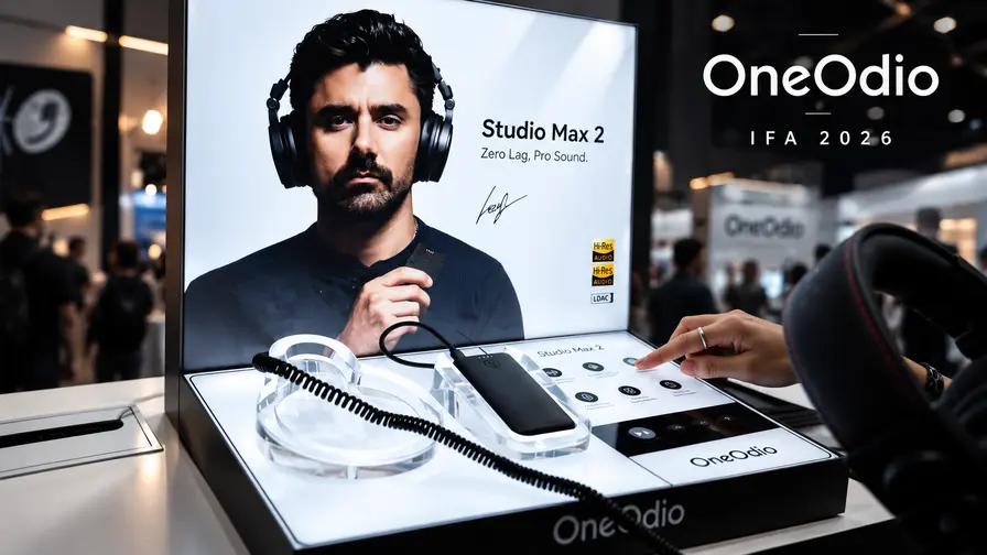 OneOdio Studio Max 2: 9 ms vėlinimas ir 120 val. OneOdio Studio Max 2: 9 ms vėlinimas ir 120 val.