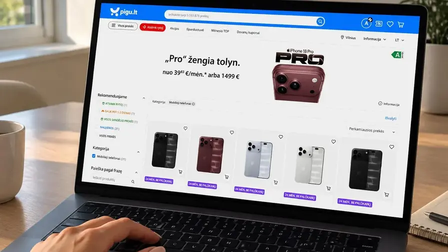 „Pigu.lt“: lietuviai renkasi naujuosius „Apple“ modelius