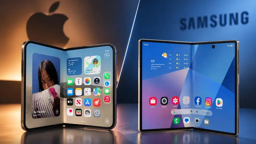 Samsung reklamoje išryškino iPhone Duo ekrano liniją