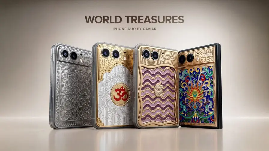 Caviar pristatė prabangią Apple iPhone Duo kolekciją