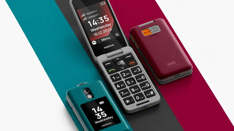 Nokia 2360 Flip: paprastas telefonas su SOS mygtuku