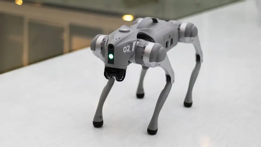 Kaune DI centro infrastruktūrą papildė keturkojis robotas