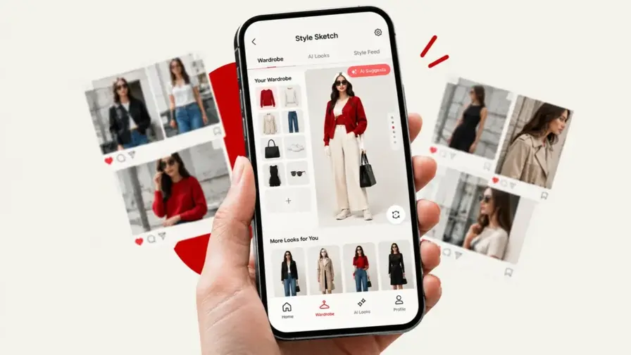 Meta pristatė „Style Sketch“ virtualiai spintai su DI